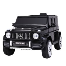 Rigo Kids Mercedes-Benz AMG G63 Electric Ride On Car, 12V, Black, with Remote Control, Safety Features, and Music System