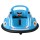Rigo Kids Ride On Bumper Car - Electric Blue, Angry Birds Stickers, Remote Control, 360° Spin, Music & LED Lights