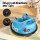Rigo Kids Ride On Bumper Car - Electric Blue, Angry Birds Stickers, Remote Control, 360° Spin, Music & LED Lights