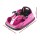 Rigo Kids Pink 6V Electric Ride-On Bumper Car with Remote Control, Safety Belt, and Fun Features for Ages 3+