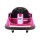 Rigo Kids Pink 6V Electric Ride-On Bumper Car with Remote Control, Safety Belt, and Fun Features for Ages 3+