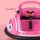 Rigo Kids Pink Electric Ride On Bumper Car, 360° Spin, Angry Birds Stickers, Remote Control, Safety Belt, Ages 3+