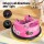 Rigo Kids Pink Electric Ride On Bumper Car, 360° Spin, Angry Birds Stickers, Remote Control, Safety Belt, Ages 3+