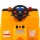 Rigo Kids 12V Ride On Garbage Truck with Police Light, Remote Control, Safety Belt, Yellow – 3+ Years, 30kg Capacity
