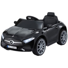 Rigo Kids Electric Ride On Car Licenced 12V Black, Music, Remote Control, Twin Motors, Seat Belt, Ages 3+, Outdoor Toy