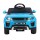 RIGO Kids Electric Ride On Car SUV, 12V Range Rover-Inspired, Blue, Remote Control, Music, Safety Belt, Ages 3+