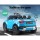 RIGO Kids Electric Ride On Car SUV, 12V Range Rover-Inspired, Blue, Remote Control, Music, Safety Belt, Ages 3+