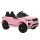 Rigo Kids Pink Land Rover Evoque Electric Ride-On Car - 12V, Remote Control, Twin Motors, Safety Belt, Music & Lights