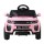 Rigo Kids Electric Ride On Car, 12V Range Rover-Inspired, Pink, Remote Control, 3-8km/h, Music, Lights, Safe Fun
