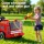 Rigo Kids Electric Ride-On Fire Engine Truck with Water Gun, Music, Remote Control, Flashing Lights, and Siren Sounds