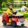 Rigo Kids Electric Ride-On Fire Engine Truck with Water Gun, Music, Remote Control, Flashing Lights, and Siren Sounds