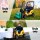 Rigo Kids 12V Electric Ride On Forklift Loader Toy Car with Remote, Safety Belt & MP3 Input - Yellow, Ages 3+