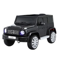 Mercedes-Benz G500 Licenced Kids Ride On Car, 12V Electric, Remote Control, Horn, Music, Black, Ages 3+, 107cm