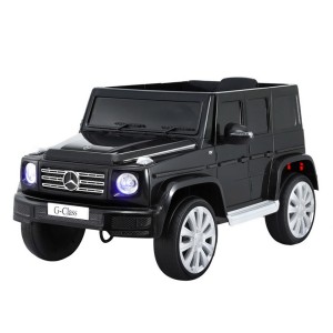 Mercedes-Benz G500 Licenced Kids Ride On Car, 12V Electric, Remote Control, Horn, Music, Black, Ages 3+, 107cm