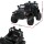 Rigo Kids 12V Black Electric Jeep Ride-On Car with Remote, Safety Belt, Twin Motors, Music & LED Lights, Ages 3+