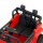 Rigo Kids 12V Electric Ride On Jeep Car – Red, Remote Control, Safety Belt, Music, 4-Wheel Suspension, Ages 3+