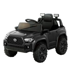 Rigo Tacoma Kids Electric Ride-On Car, 12V Off-Road Jeep with Remote Control, Black – Safe, Fun, Realistic Driving!