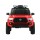 Rigo Toyota Tacoma Kids Electric Ride-On Car 12V, Remote Control, Red - Off-Road Jeep Toy with Safety Belt & MP3 Music