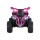 Rigo Kids Electric Ride On ATV Quad Motorbike 12V Pink - Keyless Start, Twin Motors, USB, 3+ Years, 30kg Capacity