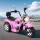 Rigo 6V Pink Kids Electric Ride-On Motorbike with Music, Horn & Twin Motors - Safe, Fun & Realistic Driving Experience