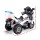 Rigo Kids Electric Ride-On BMW-Inspired Police Car, 6V, White - Safe & Fun for Ages 3+, Includes Charger & 1-Year Warranty