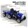 Rigo 12V Kids Electric Ride-On Tractor, Blue, with Music, USB, LED Lights, Anti-Slip Tyres, Safety Belt, Ages 3+