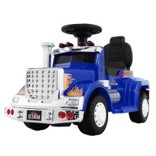 Rigo Kids Electric Ride On Car Truck - 6V Blue, Realistic Driving Experience, Anti-Slip Tyres, Built-In Music, Ages 3+