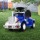 Rigo Kids Electric Ride On Car Truck - 6V Blue, Realistic Driving Experience, Anti-Slip Tyres, Built-In Music, Ages 3+