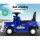 Rigo Kids Electric Ride On Car Truck - 6V Blue, Realistic Driving Experience, Anti-Slip Tyres, Built-In Music, Ages 3+