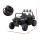 Rigo Black Kids Ride-On Car: Electric Toy with Remote, Headlights, Music, Safety Belt, 3+ Years, 120cm, 40kg Capacity