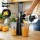 Devanti Cold Press Slow Juicer 130W Black, Food-Grade ABS, Quiet Low-Speed Masticating, Easy Clean, 36cm, Bonus Cups