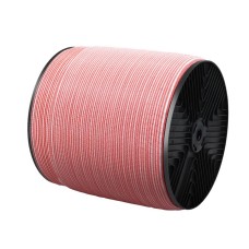 Giantz 1200M Electric Fence Polytape - 12mm Red & White, Highly Visible, UV Stabilised, 5 Stainless Steel Strands