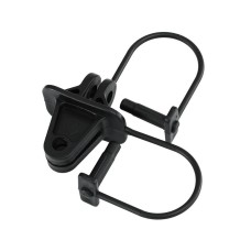 Giantz 200pcs Electric Fence Insulators - Black Pinlock, UV-Resistant Polyethylene for Y/Metal Posts, Durable Design