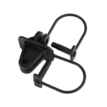 Giantz 200pcs Electric Fence Insulators - Black Pinlock, UV-Resistant Polyethylene for Y/Metal Posts, Durable Design
