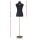 Embellir Female Dressmaking Mannequin, Canvas, Adjustable Height, Black, Bust 83cm, Waist 64cm, Hips 87cm, Tailor Display