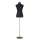 Embellir Female Dressmaking Mannequin, Canvas, Adjustable Height, Black, Bust 83cm, Waist 64cm, Hips 87cm, Tailor Display