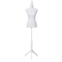 Embellir Female Dressmaking Mannequin 170cm Adjustable Height Pinnable Canvas Cover Tailor Clothes Display White