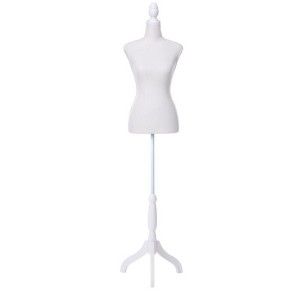 Embellir Female Dressmaking Mannequin 170cm Adjustable Height Pinnable Canvas Cover Tailor Clothes Display White