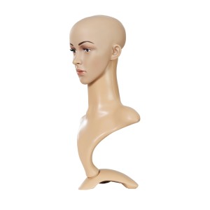 Embellir Female Mannequin Head Display Stand, High-Quality PVC, 52cm, Realistic Features, Ideal for Wigs & Accessories