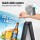 Artiss A1 Double-Sided Frame Sign Stand - Heavy-Duty Steel, 60x90cm, Quick-Slide & Foldable, Weather-Resistant, Black