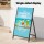Artiss A1 Steel Frame Sign Stand - Single-Sided, Weather-Resistant 60x90cm Display Board with Quick-Slide System
