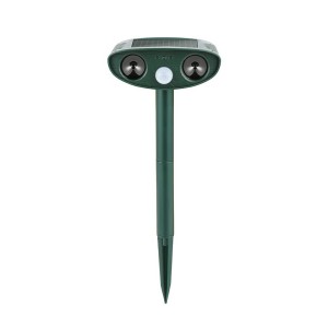 Gardeon Ultrasonic Snake Repeller - Solar & Battery Powered, Heavy Duty ABS, Water Resistant, 15x10x6cm, 1-Year Warranty