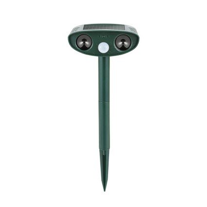 Gardeon Ultrasonic Snake Repeller - Solar & Battery Powered, Heavy Duty ABS, Water Resistant, 15x10x6cm, 1-Year Warranty
