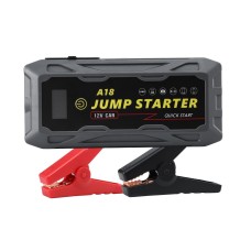 Giantz 2000A Portable Car Jump Starter 12V Lithium Power Bank, Smart Jumper Cables, LED Torch, IP66 Waterproof, 10000mAh