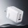 Devanti 65W USB C Fast Charger 3-Port PD Wall Adaptor White Dual USB-C USB-A AU Plug 65W PD Charger 3-Port