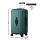 Wanderlite 28" Green Trunk Luggage: 5 Wheels, TSA Lock, ABS Shell, USB & Type-C Ports, 3/7 Split, 360°