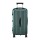 Wanderlite 28" Green Trunk Luggage: 5 Wheels, TSA Lock, ABS Shell, USB & Type-C Ports, 3/7 Split, 360°