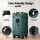 Wanderlite 28" Green Trunk Luggage: 5 Wheels, TSA Lock, ABS Shell, USB & Type-C Ports, 3/7 Split, 360°