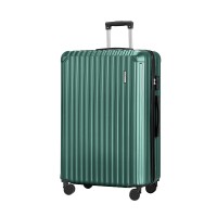 Wanderlite 28" Green Luggage Set - Lightweight, TSA Lock, 360° Spinner Wheels, Durable Hard Shell, 100L Capacity