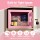 Ul-Tech 6.5L Small Safe Box Pink with Mechanical Key Lock Two Keys Included Compact Steel Home Security
